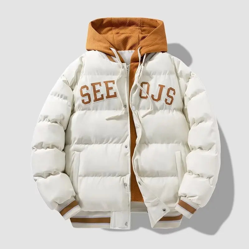 Winter warm hoodie jacket